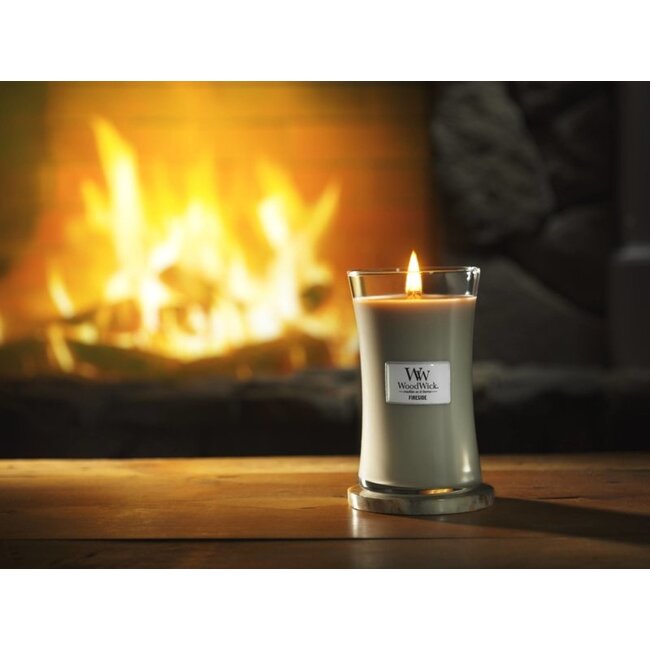 Woodwick Fireside Large Candle WoodWick© 130h.