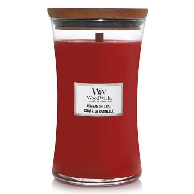 Woodwick Cinnamon Chai Large Candle WoodWick© 130h.