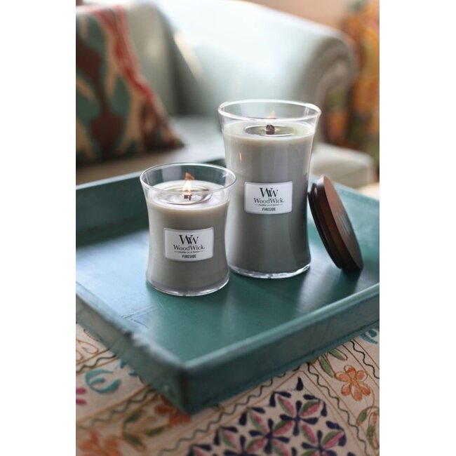 Woodwick Fireside Medium Candle WoodWick© 60h.
