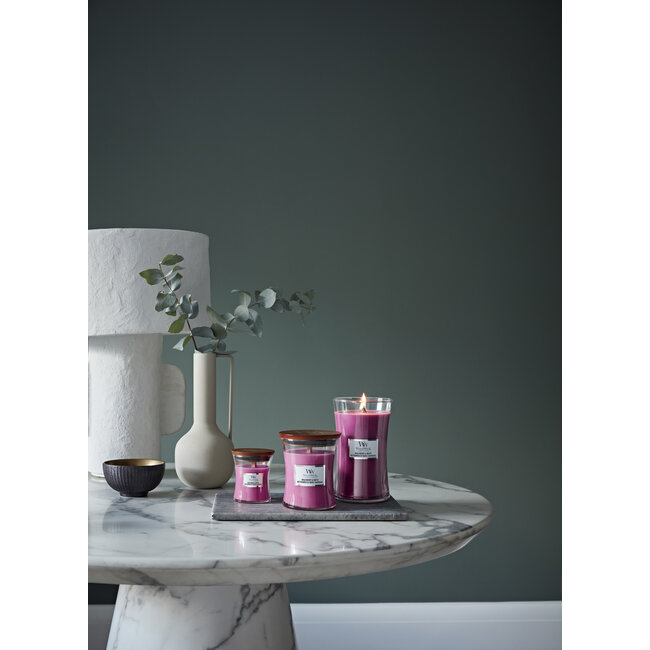 Woodwick Wild Berry & Beets Medium Candle WoodWick© 60h.