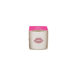 Zusss Geurkaarsje in wikkel kusje wit/roze