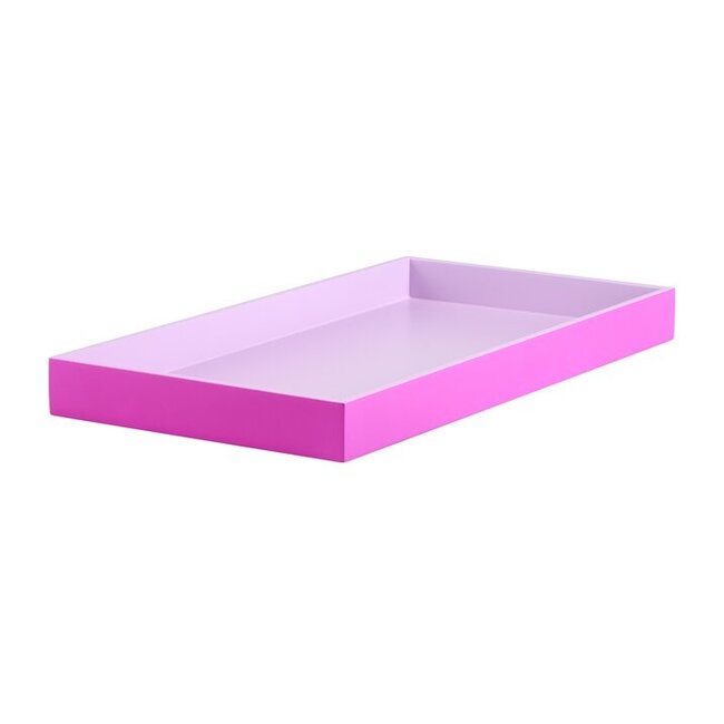 Spa Tray S Rect. 2 tone shiny purple / Matt Lilac