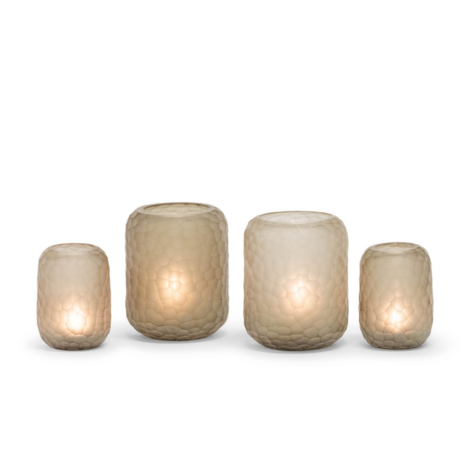 MD T-light holder S Ø9x9 cm – Light Smoke