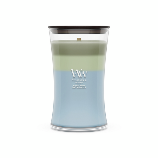 Woodwick Trilogy Verdant Woods Large Candle WoodWick© 130h.