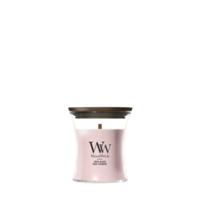 Woodwick Rose Blush Mini Candle WoodWick© 20h.