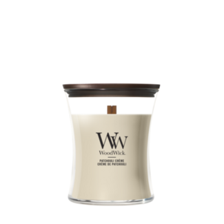 Woodwick Patchouli Créme Medium Candle WoodWick© 60h.