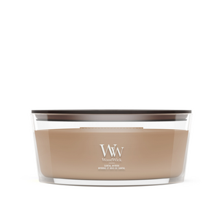 Woodwick Santal Myrrh Ellipse Candle WoodWick© HearthWick Flame© 50h