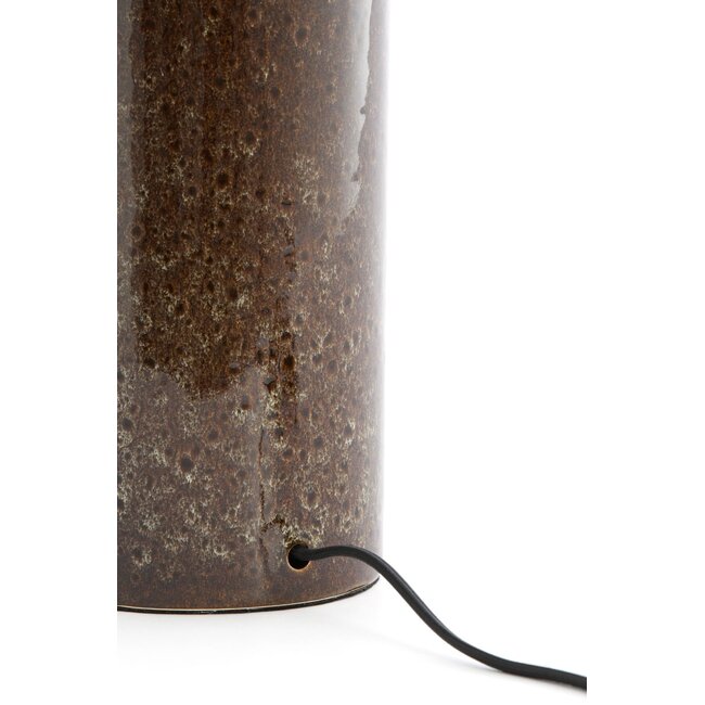 Light & Living Lampvoet Ø14x44 cm FRANIA keramiek donker bruin