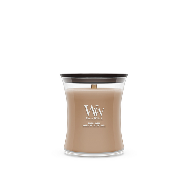 Woodwick Santal Myrrh Medium Candle WoodWick© 60h.