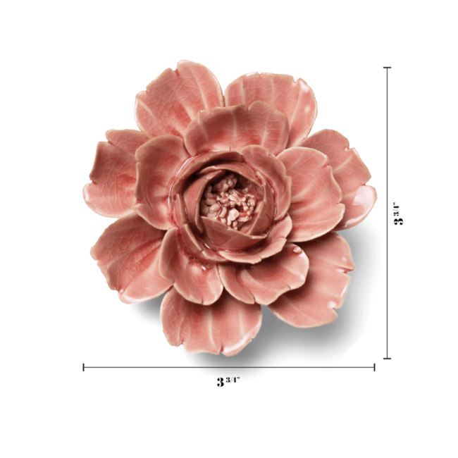 Chive Inc Keramieken bloem Champagne Pink Rose
