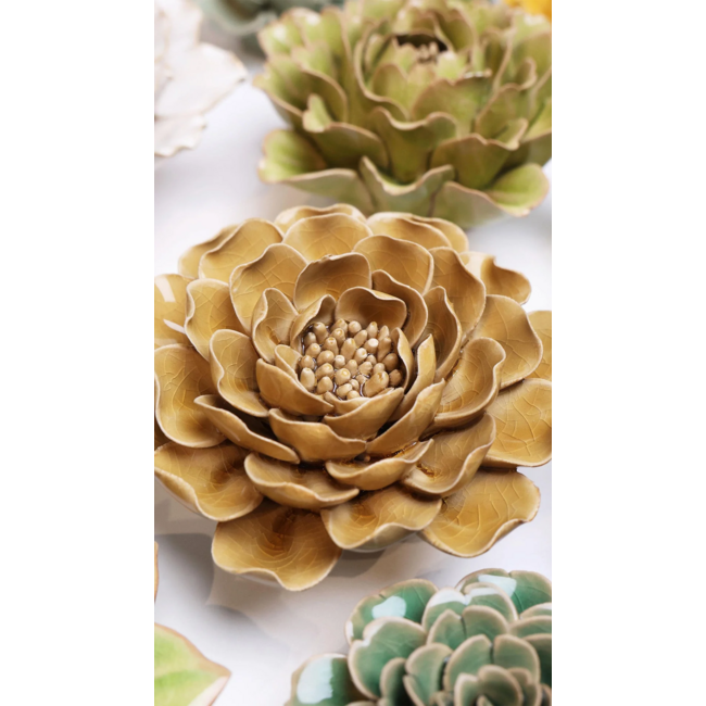 Chive Inc Keramieken bloem Caramel Charm Peony