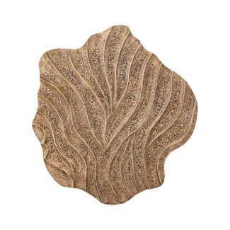 PTMD Abbie Beige MDF wavy organic wall panel L