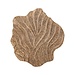 PTMD Abbie Beige MDF wavy organic wall panel L
