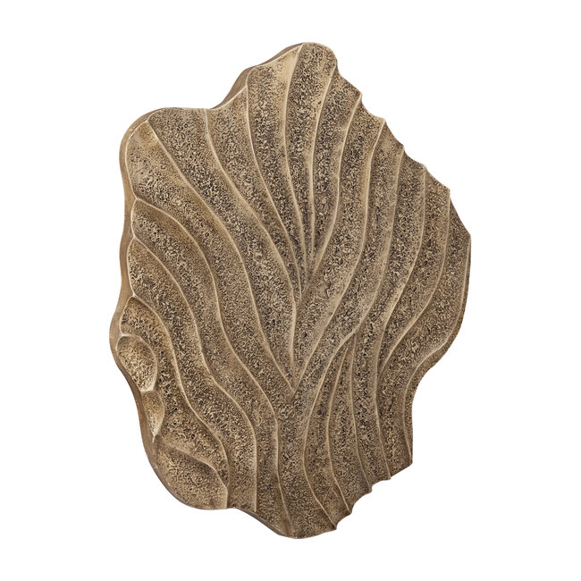 PTMD Abbie Beige MDF wavy organic wall panel L