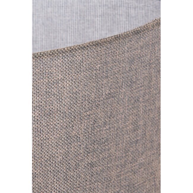 Light & Living Kap ovaal 38-17,5-28 cm BRANFO linnen donker bruin