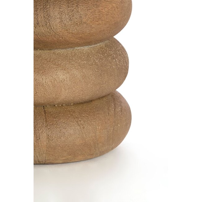 Light & Living Lampvoet Ø12x12 cm BUDONGO hout grijs donker-bruin