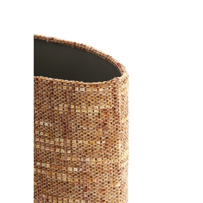 Light & Living Kap ovaal recht smal 38-17,5-28 cm OSIRE terra-bruin