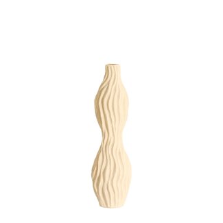 Light & Living Vaas deco 21,5x21x76 cm VANIA keramiek crème