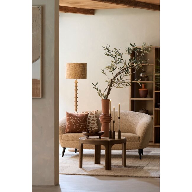 Light & Living Vaas Deco  Ø21x60 cm OLIVORA keramiek terra