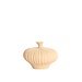 Light & Living Vaas deco 23x22,5x18 cm NEVANO mat perzik
