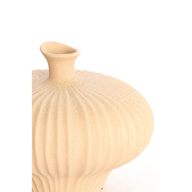 Light & Living Vaas deco 31x29,5x25,5 cm NEVANO mat perzik