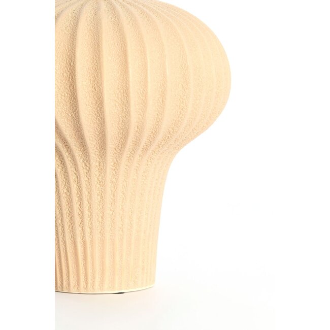 Light & Living Vaas deco 23x22x32,5 cm NEVANO mat perzik
