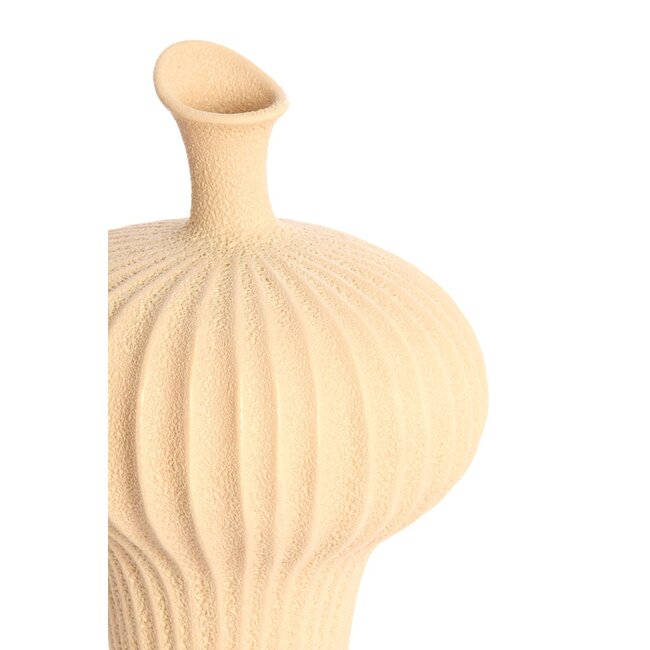 Light & Living Vaas deco 23x22x32,5 cm NEVANO mat perzik
