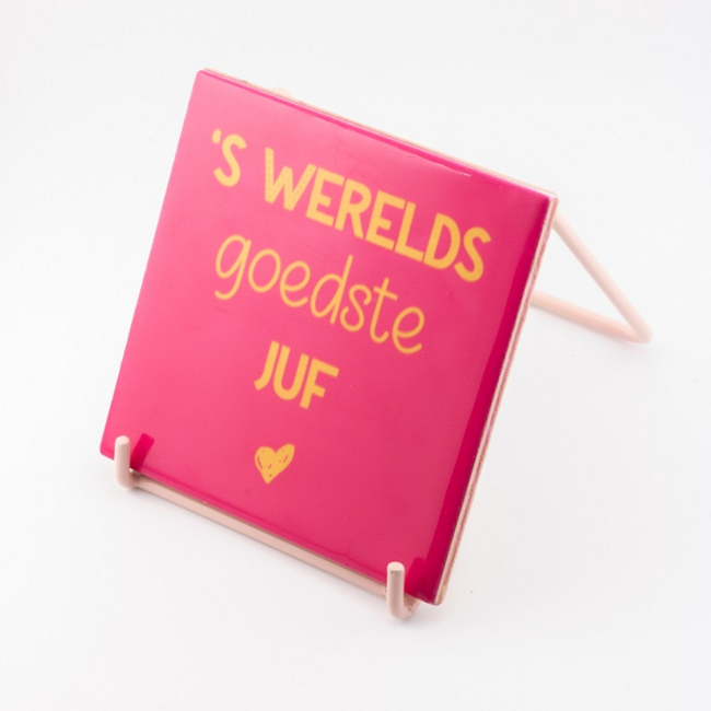 Tegeltje goedste juf