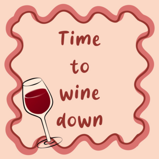 Tegeltje time to wine down