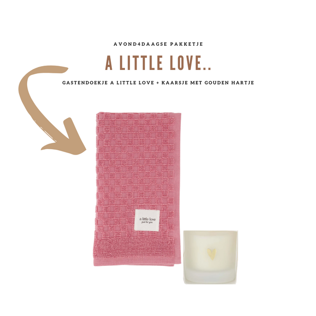 Zusss Pakketje A little love just for you + kaarsje