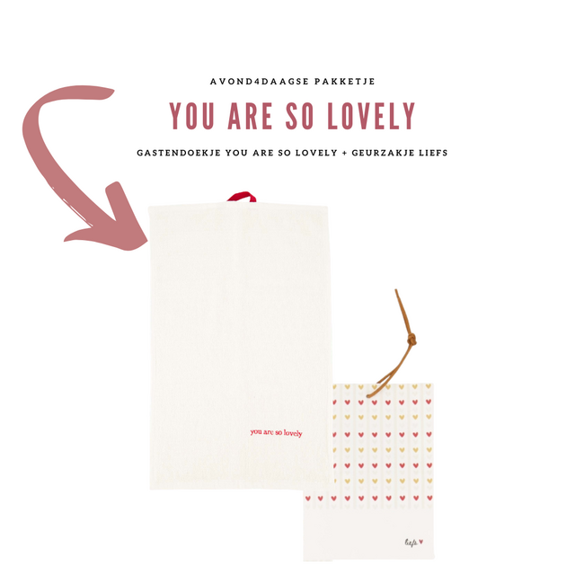 Zusss Pakketje “You are so lovely”+ geurzakje