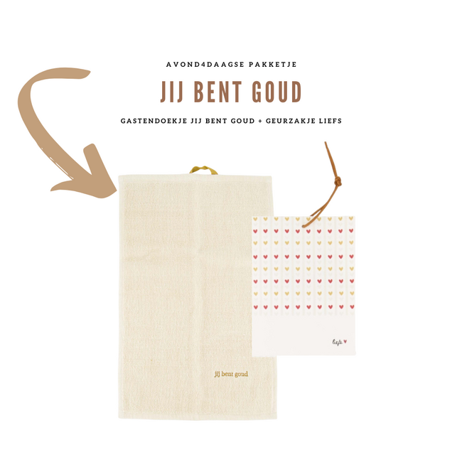 Zusss Pakketje “Jij bent goud”+ geurzakje