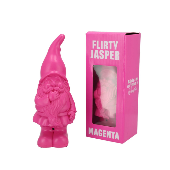 Tuinkabouter 'Flirty Jasper' Fuchsia met Sensor & Geluid