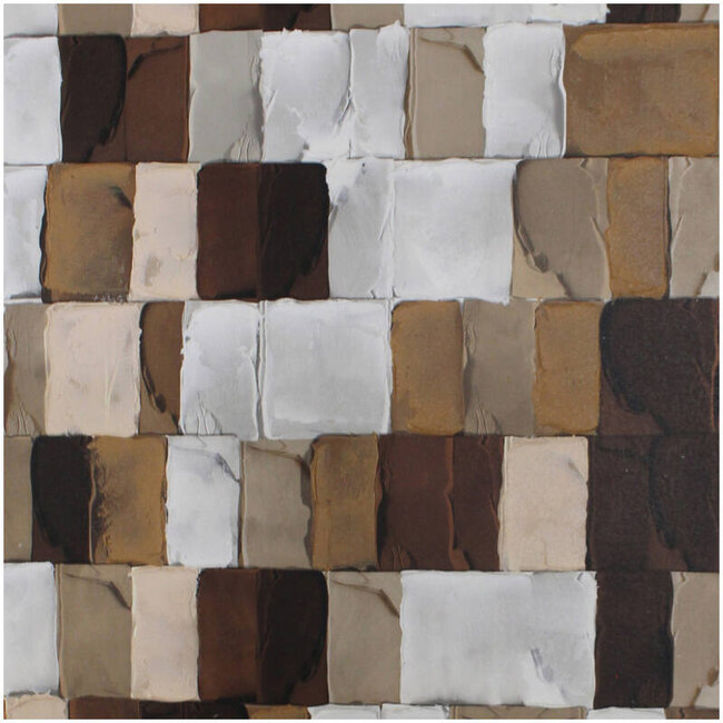 Kersten Wandpaneel Canvas Bruin 100x4.3x140cm