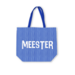Canvas Tas Meester – Soft Stripe – 48x38 cm