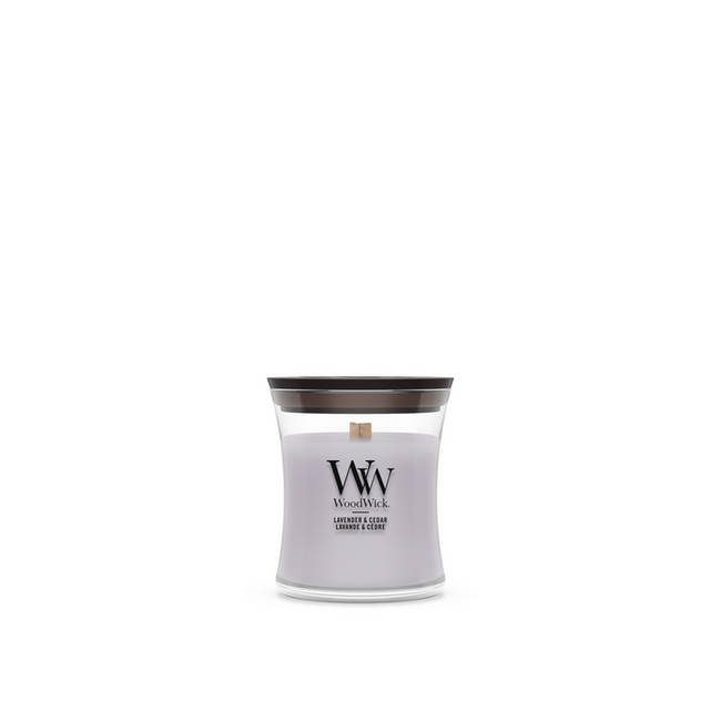Woodwick Lavender & Cedar Mini Candle WoodWick© 20h.