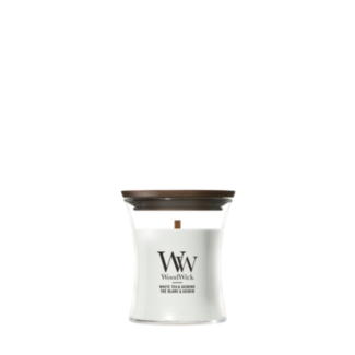 Woodwick White Tea & Jasmine Mini Candle WoodWick© 20h. Woodwick White Tea & Jasmine Mini Candle WoodWick© 20h.