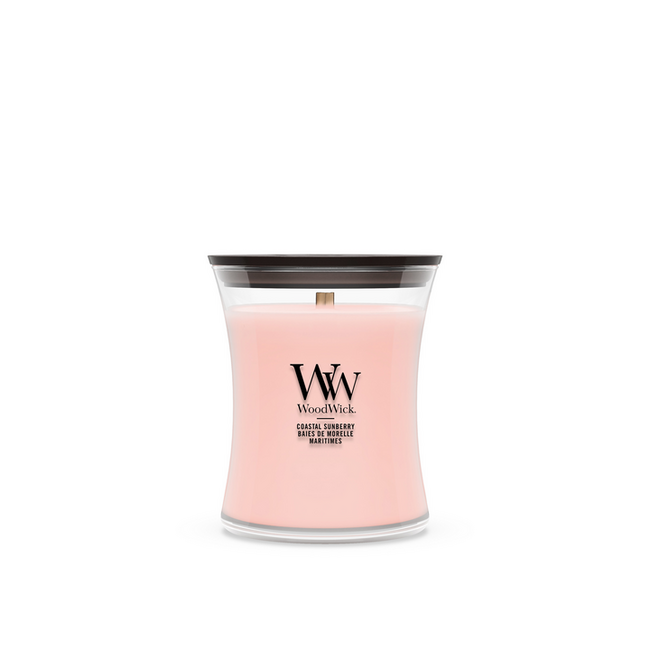 Woodwick Coastal Sunberry Medium Candle WoodWick© 60h.