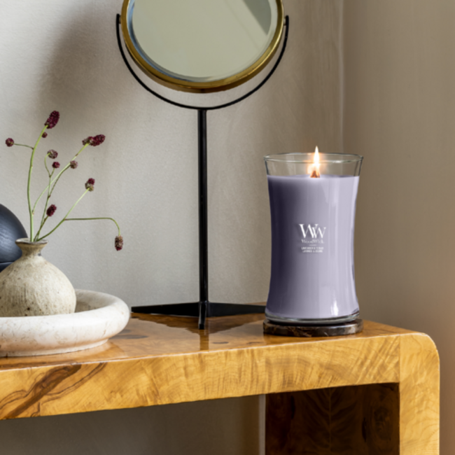 Woodwick Lavender & Cedar Large Candle WoodWick© 130h.