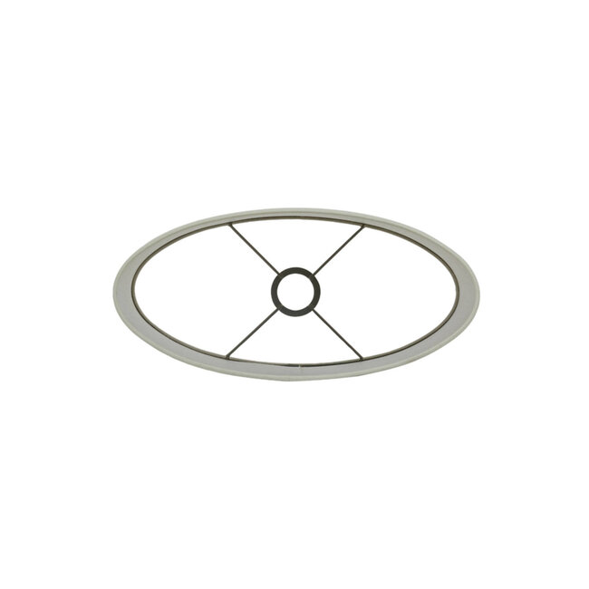 Light & Living Kap ovaal recht smal 30-15-25 cm BRESKA parel wit