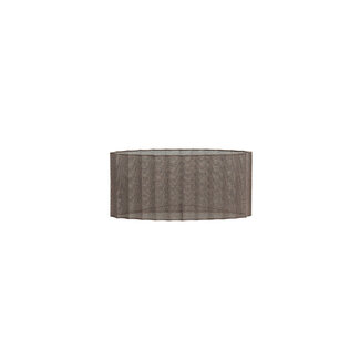 Light & Living Kap ovaal recht smal 38-17,5-19 cm DISLI linnen bruin