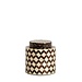 Light & Living Vaas deco Ø16x16 cm OLITE bamboe crème+donker bruin