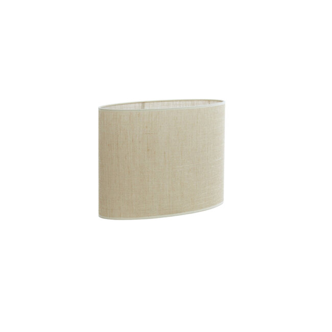 Light & Living Kap ovaal recht smal 38-17,5-28 cm SENDAI zand