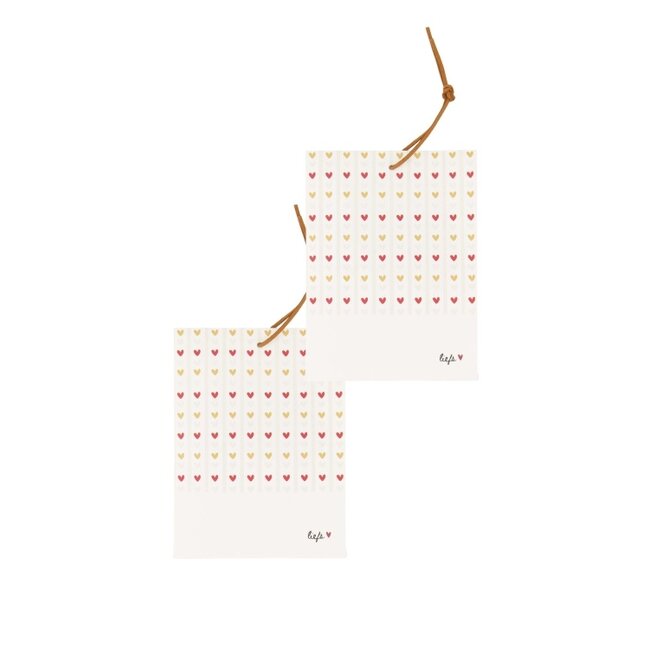 Zusss Set van 2 geurzakjes hartjes liefs
