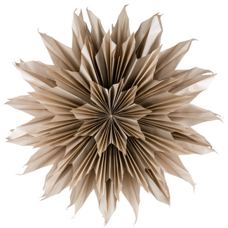 Kerstster sun 80cm taupe met pendel Kerstster sun 80cm taupe met pendel