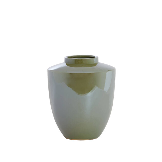 Light & Living Vaas deco Ø30x32 cm TALEA keramiek olie licht groen