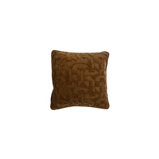 Light & Living Kussen 43x43 cm HATO bruin