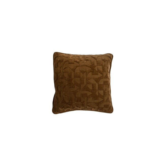Light & Living Kussen 43x43 cm HATO bruin