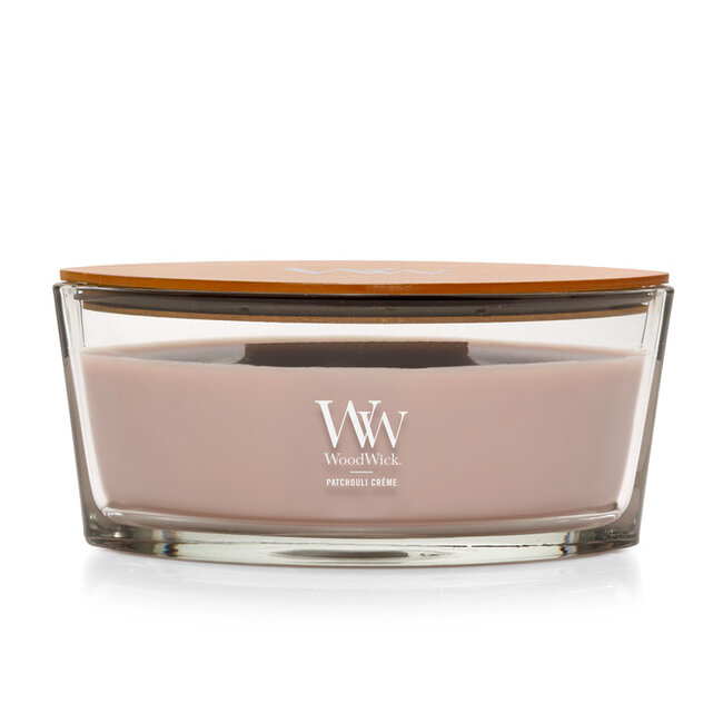 Woodwick Patchouli Crème Ellipse Candle WoodWick© 50h.