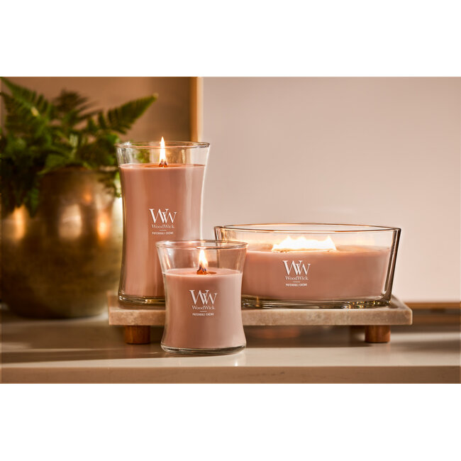 Woodwick Patchouli Crème Ellipse Candle WoodWick© 50h.